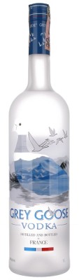 Grey Goose vodka 40% 1L, vodka