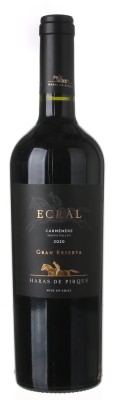 Haras de Pirque Ecrál Carmenere Gran Reserva Organic 0,75L, r2020, cr, su