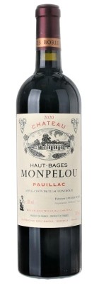 Bordeaux Château Haut Bages Monpelou Pauillac 0,75L, AOC, r2022, cr, su