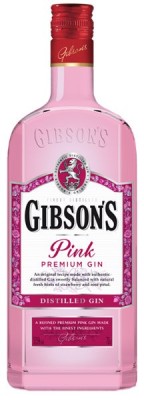 Gibson´s Pink Premium gin 40% 0,7L, gin