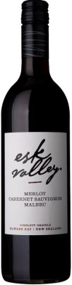 Esk Valley Merlot, Cabernet Sauvignon, Malbec 0,75L, r2019, cr, su, sc