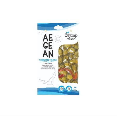 OLYMP Olymp Zelené olivy citrón-bylinky 250g,vako