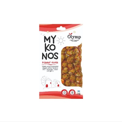 OLYMP Olymp Pikantné zelené olivy chilli- cesnak 250g,vako