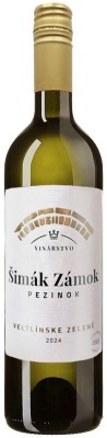 Šimák Zámok Pezinok Veltlínske zelené 0,75L, r2024, bl, su, sc