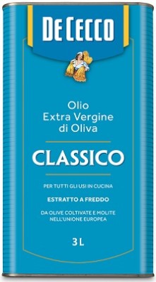 DE CECCO Extra Virgin olivový olej Classico, 3 L,plech