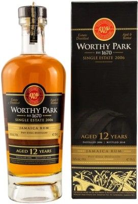Worthy Park Single Estate Colection 12YO Jamaica Rum 50% 0,7L, rum, DB