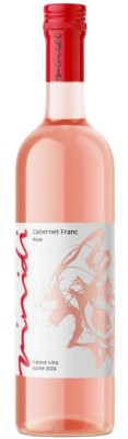 Vinidi Cabernet Franc Rosé 0,75L, r2024, ruz, su
