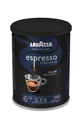Lavazza Retail Club 100% Arabica, 250g,ml, plech