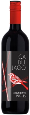CA DEL LAGO Primitivo Puglia 0,75L, IGT, r2024, cr, su, sc