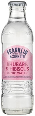 Franklin & Sons Tonic Water Rhubard & Hibiscus 200ml, nealko, sýtený nápoj 0,2L, sklo