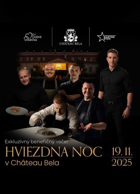 Hviezdna noc v Chateau Bela