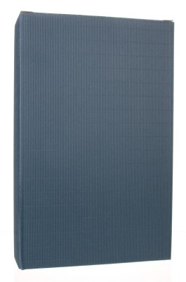 Darčeková krabica vlnitá lepenka modrá na 3 fľaše 363x78x235 mm