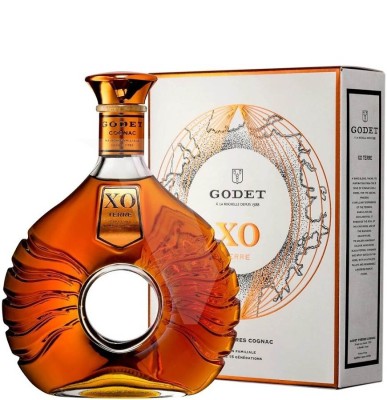 Godet Cognac XO Terre 40% 0,7L, cognac, DB