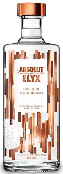 Absolut vodka ELYX 42,3% 1L, vodka