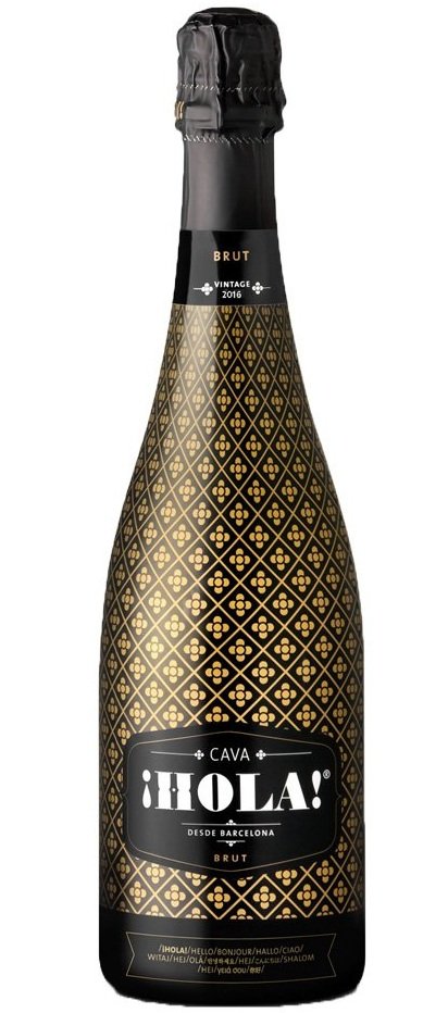 Hola! Organic Cava Brut 0,75L, DO, skt trm, bl, su