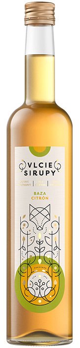 mMMm - Vlčie sirupy Baza - Citrón 1L, sirup