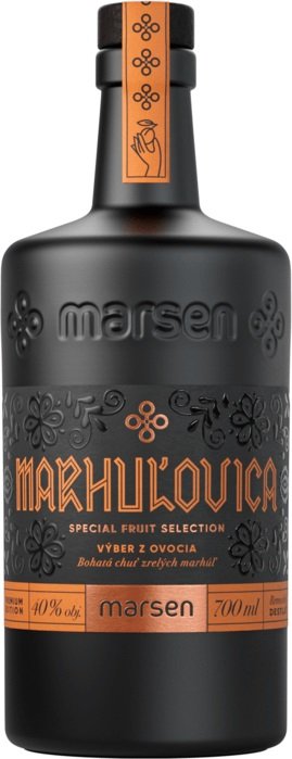 Marsen Marhuľovica Premium 40% 0,7L, ovdest
