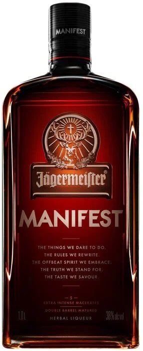 Jägermeister Manifest 38% 1L, liker