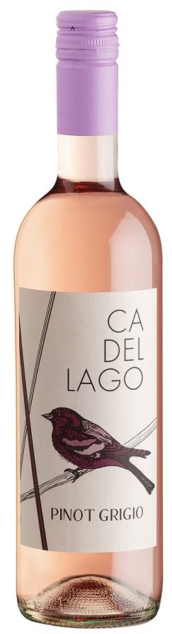 CA DEL LAGO Pinot Grigio Delle Venezie 0,75L, DOC, r2024, ruz, su, sc