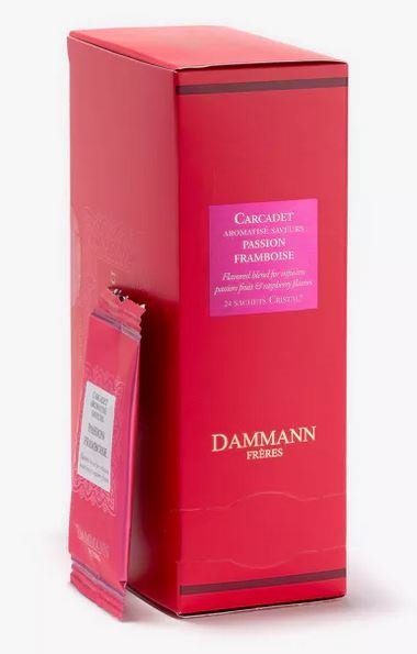 Dammann Fréres Sachets Passion framboise 24 x 3 g, 6473,ovocaj, krsac HB
