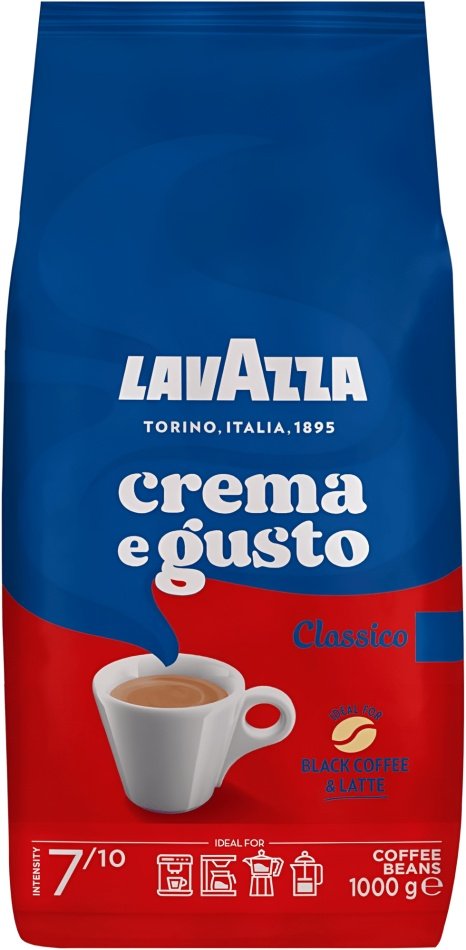 Lavazza Retail Crema e Gusto Classico, 1000 g,zrnzm, ochr