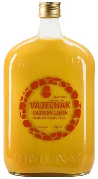 Bartida Vaječný likér 17% 1L, liker