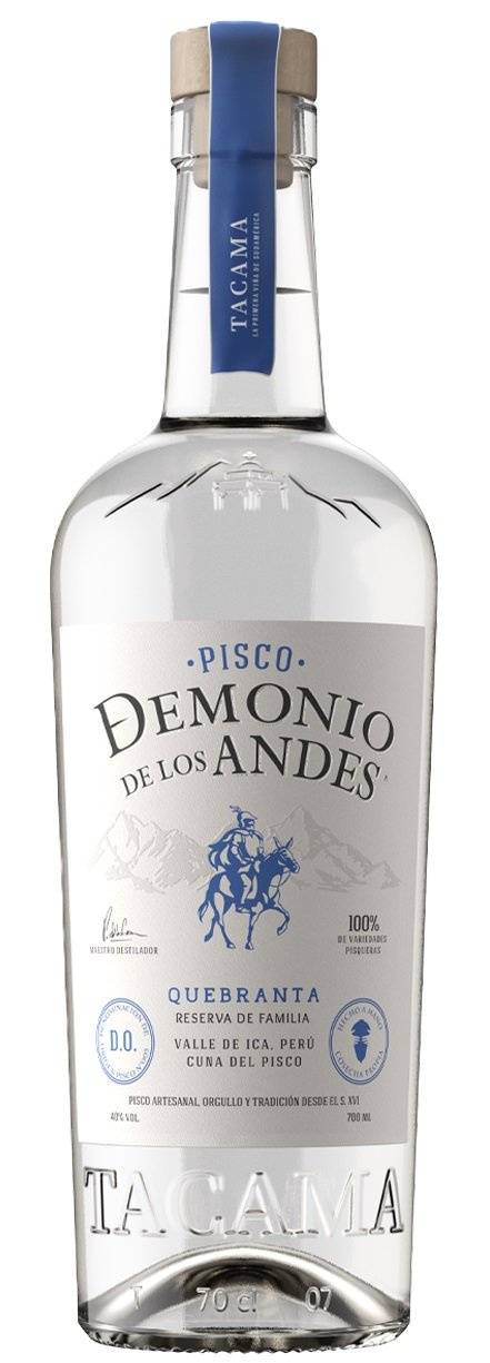 Demonio De Los Andes Quebranta Pisco 40% 0,7L, destin